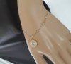 BRACELET GOLD CELEBRITY NEREZOVÁ OCEL